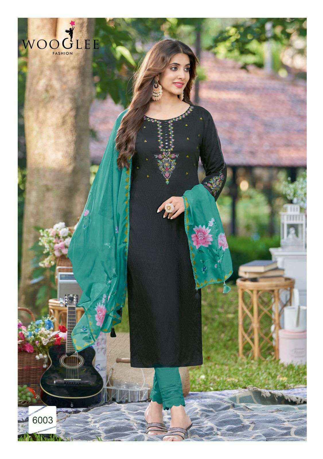 Wooglee Kamakshi Viscose Kurti Combo 6 pcs Catalogue