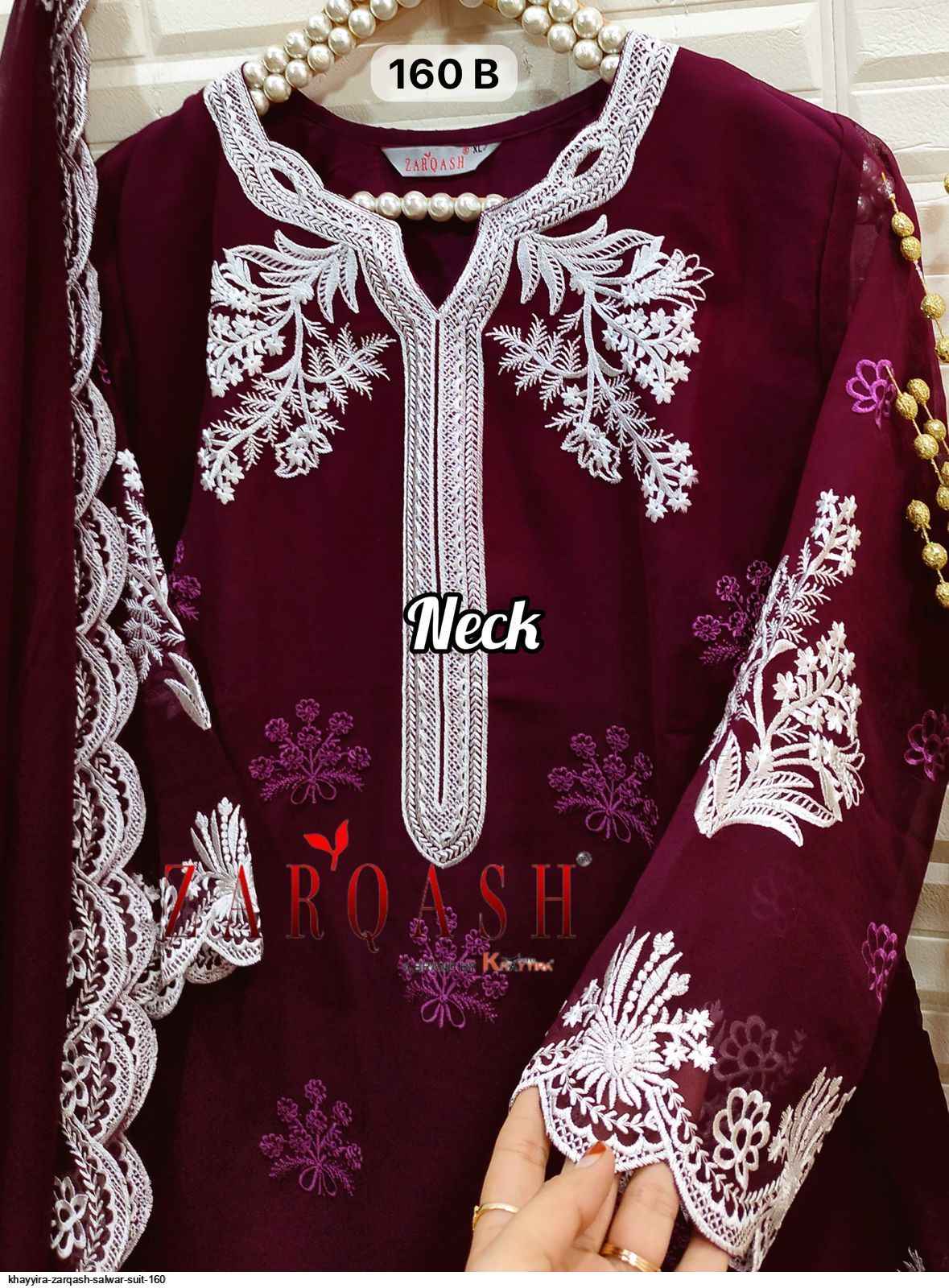 Zarqash Z 160 Readymade Georgette Dress 6 pcs Catalogue