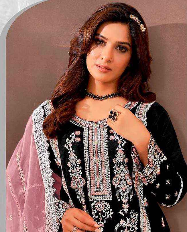 Zarqash Z 3098 Georgette Dress Material 4 pcs Catalogue