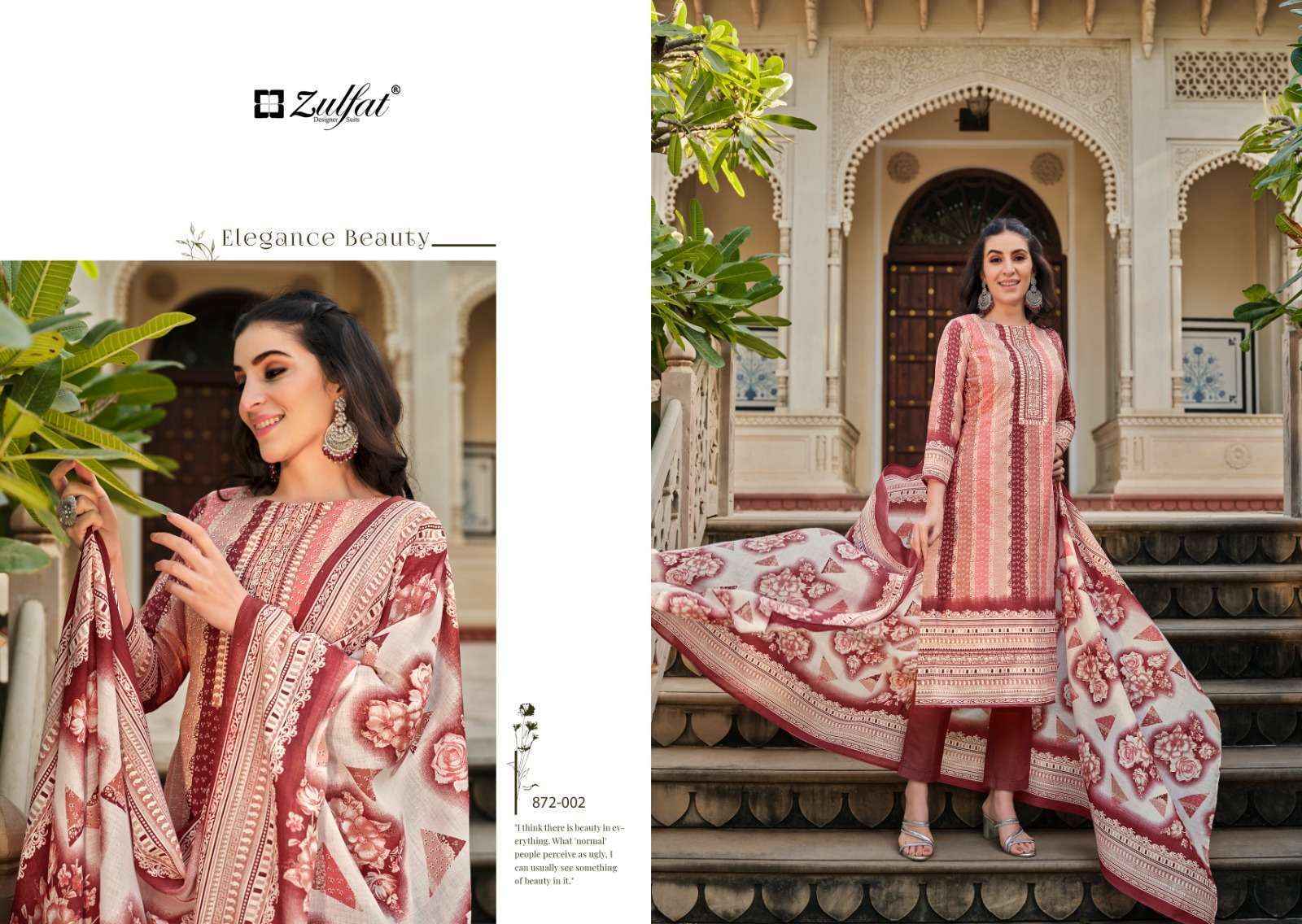 Zulfat Kashish Cotton Dress Material 8 pcs Catalogue