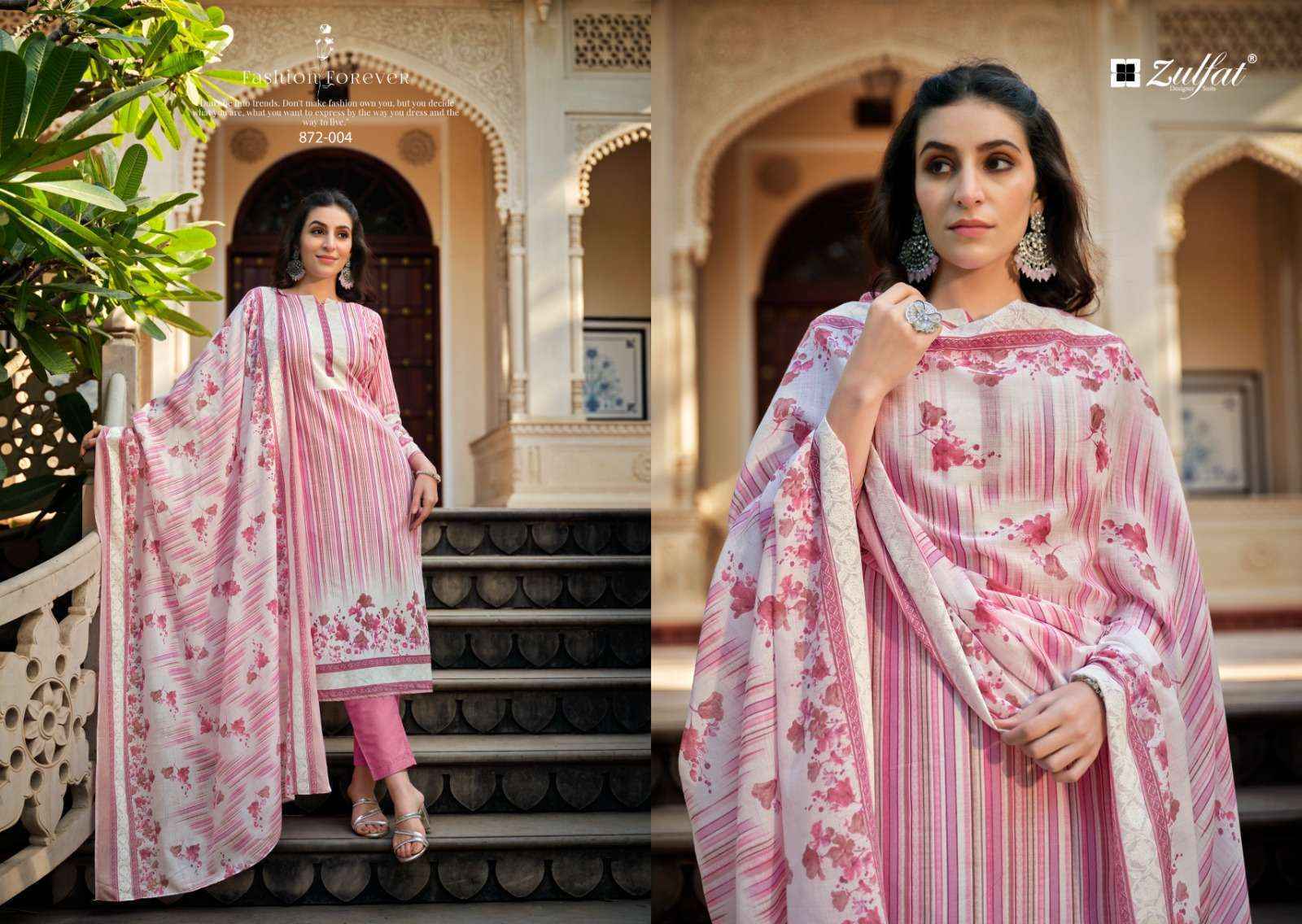 Zulfat Kashish Cotton Dress Material 8 pcs Catalogue