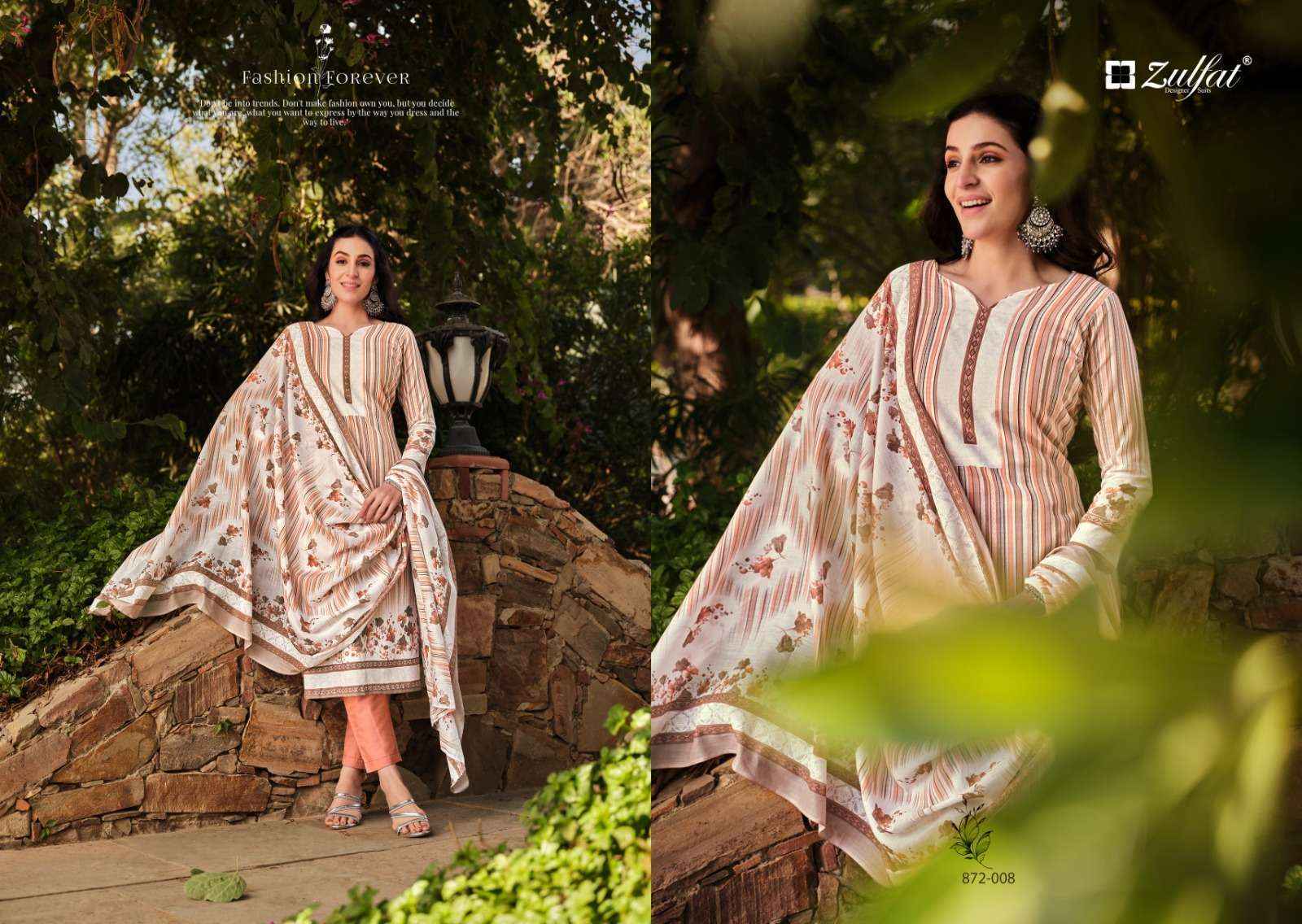 Zulfat Kashish Cotton Dress Material 8 pcs Catalogue