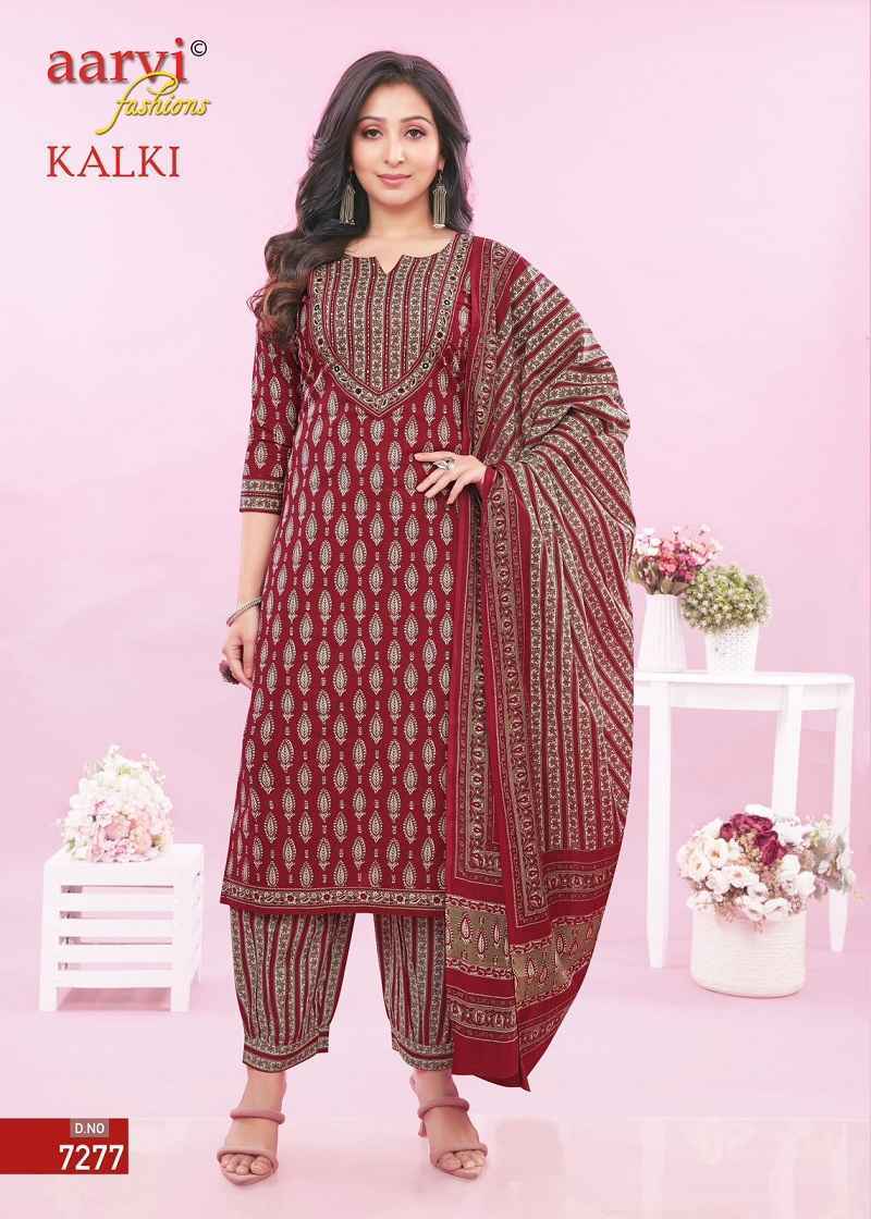 Aarvi Kalki Vol-2 Pure Cotton Readymade Suit 8 Pc Catalouge