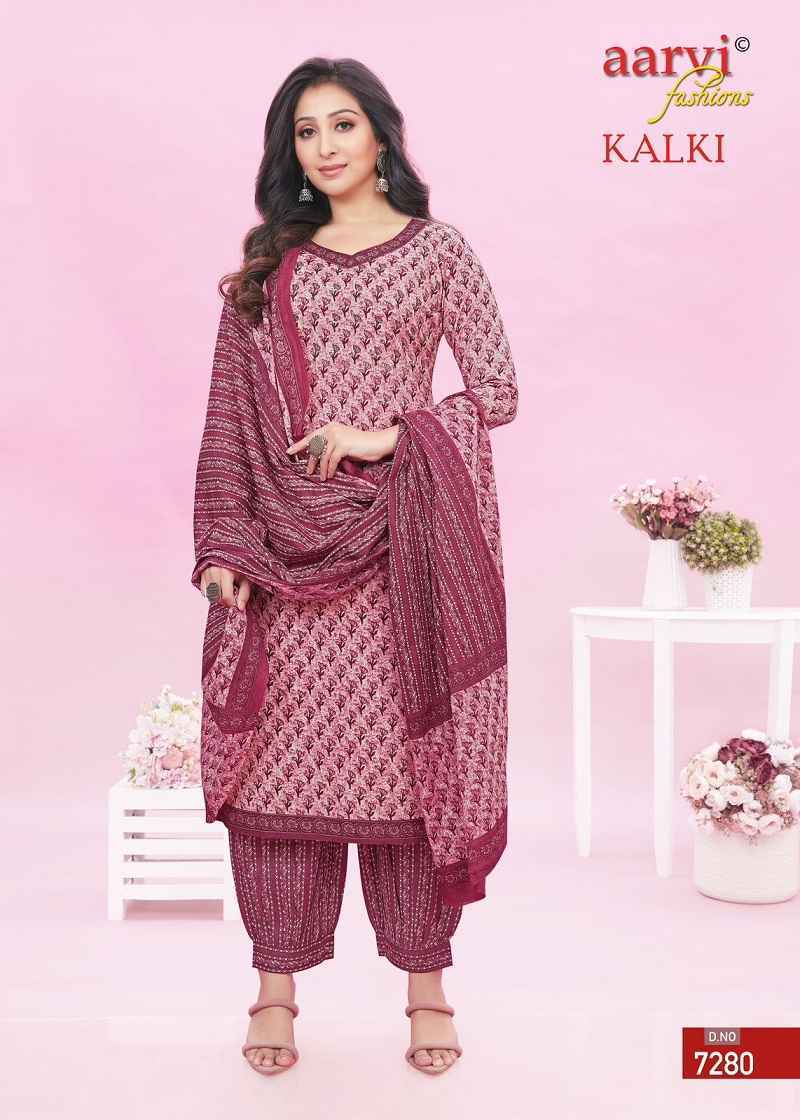 Aarvi Kalki Vol-2 Pure Cotton Readymade Suit 8 Pc Catalouge