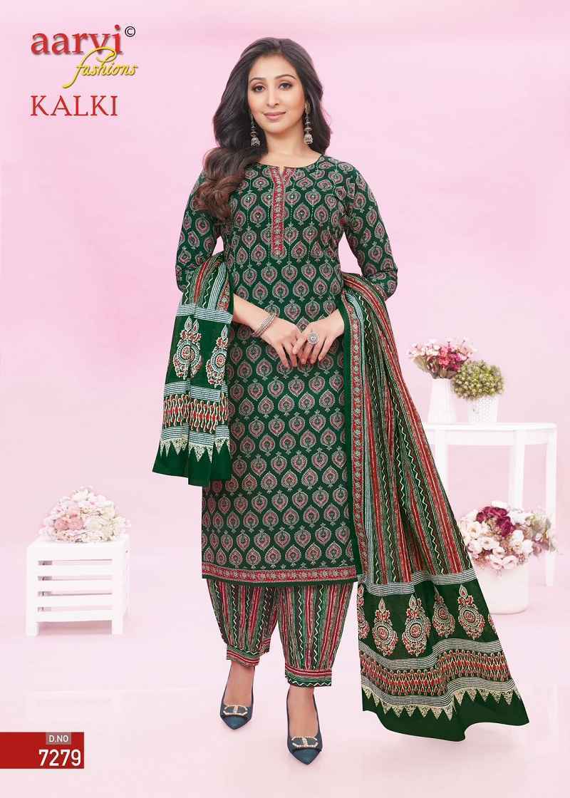 Aarvi Kalki Vol-2 Pure Cotton Readymade Suit 8 Pc Catalouge