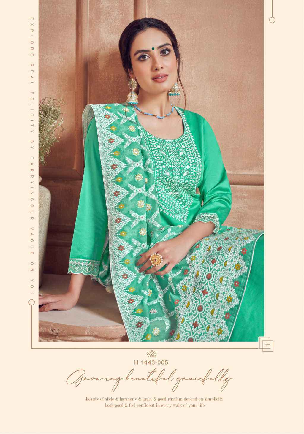 Alok Lakhnavi Touch Vol-4 Cotton Dress Material 6 Pcs Catalog