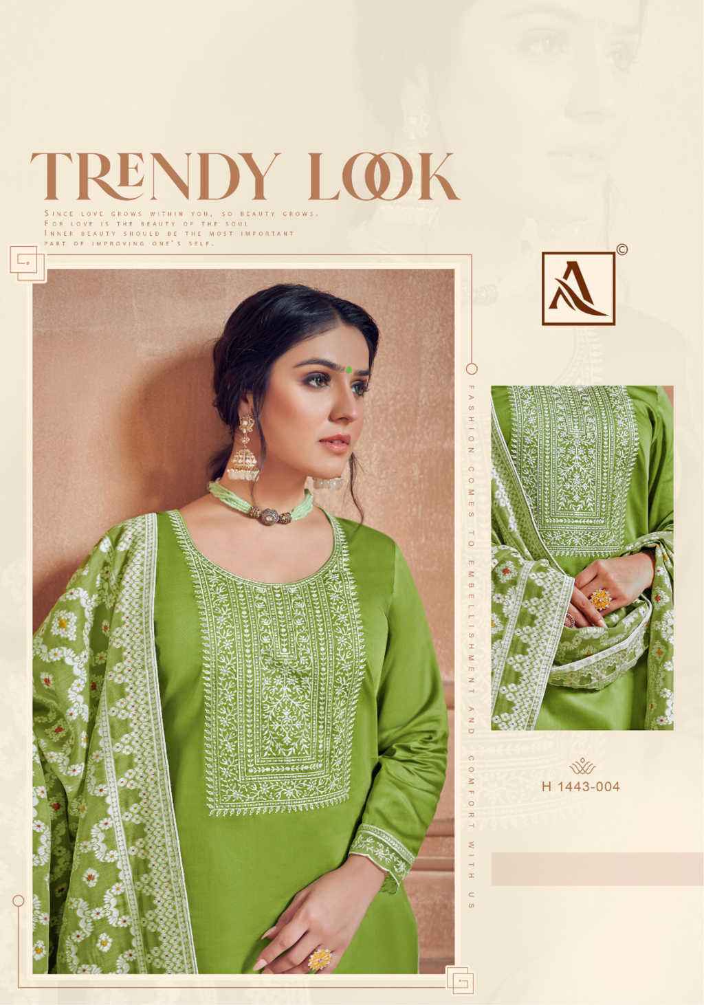 Alok Lakhnavi Touch Vol-4 Cotton Dress Material 6 Pcs Catalog