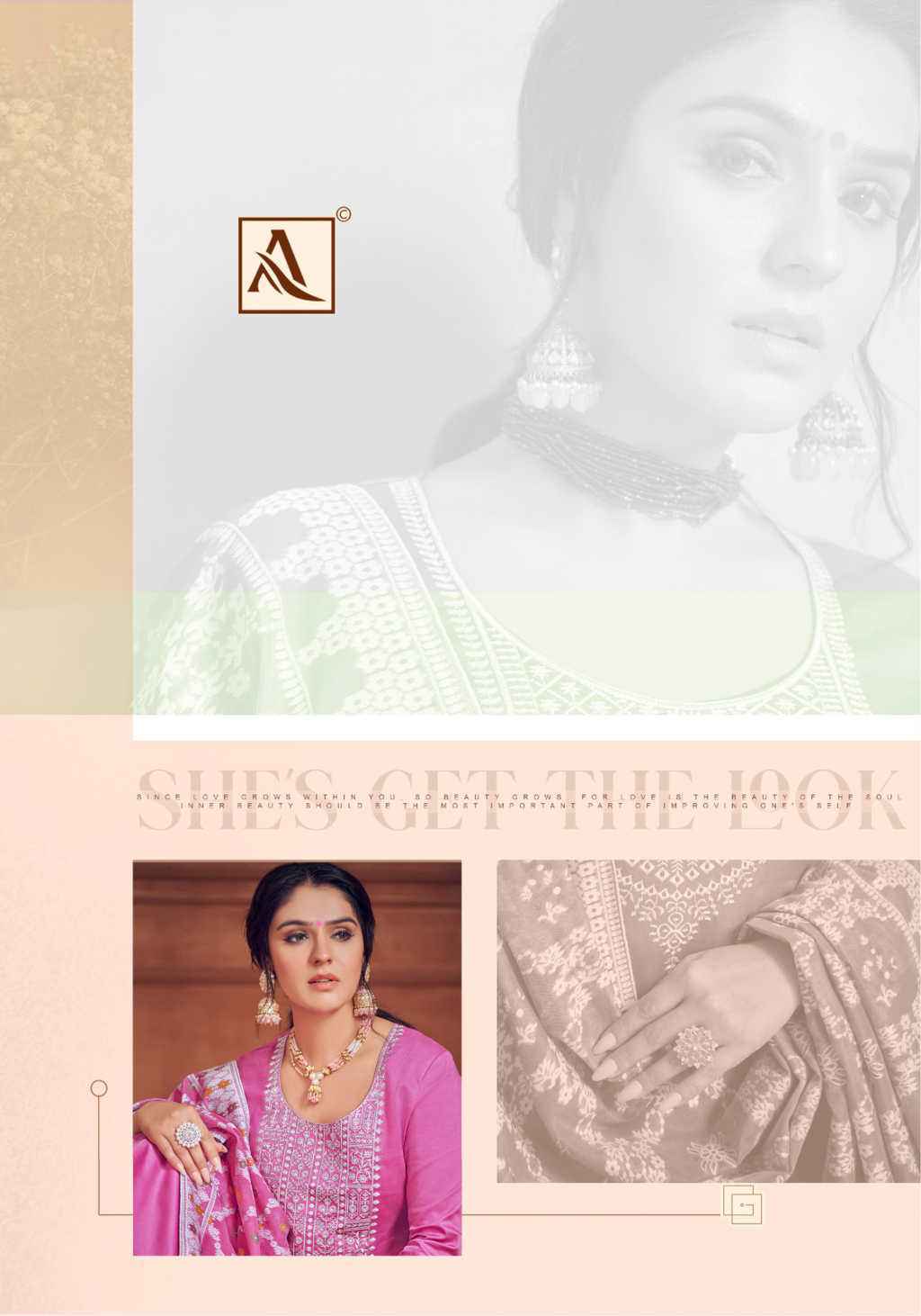 Alok Lakhnavi Touch Vol-4 Cotton Dress Material 6 Pcs Catalog