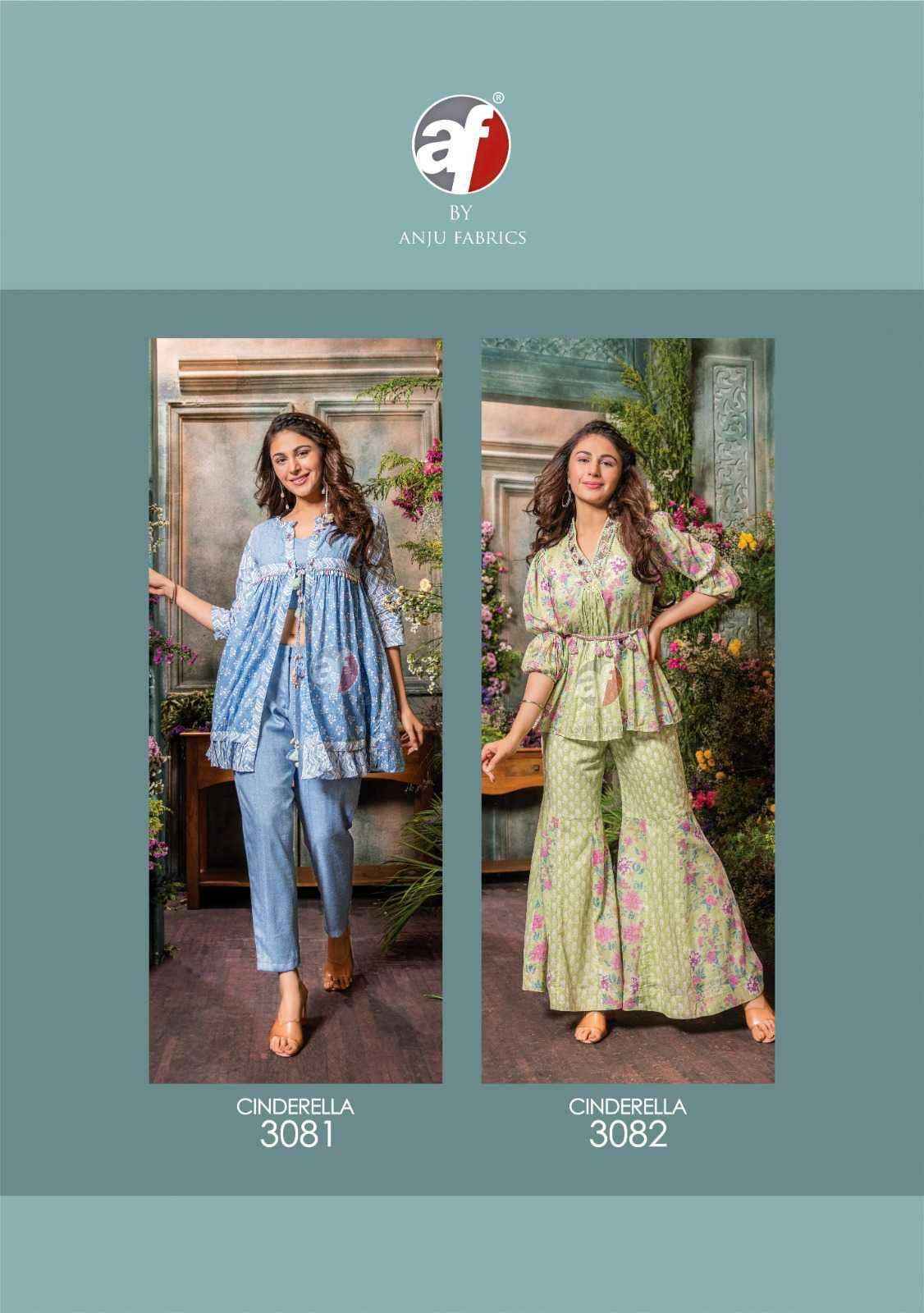 Anju Fab Cindrella Vol-3 Pure Cotton Sharara Readymade Suit 4 Pc Catalog