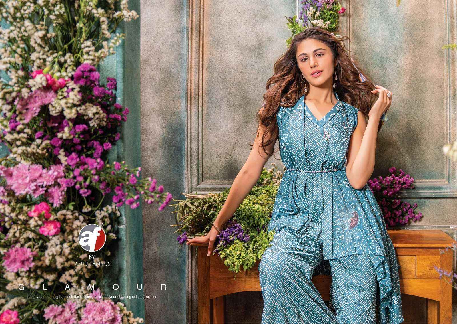 Anju Fab Cindrella Vol-3 Pure Cotton Sharara Readymade Suit 4 Pc Catalog