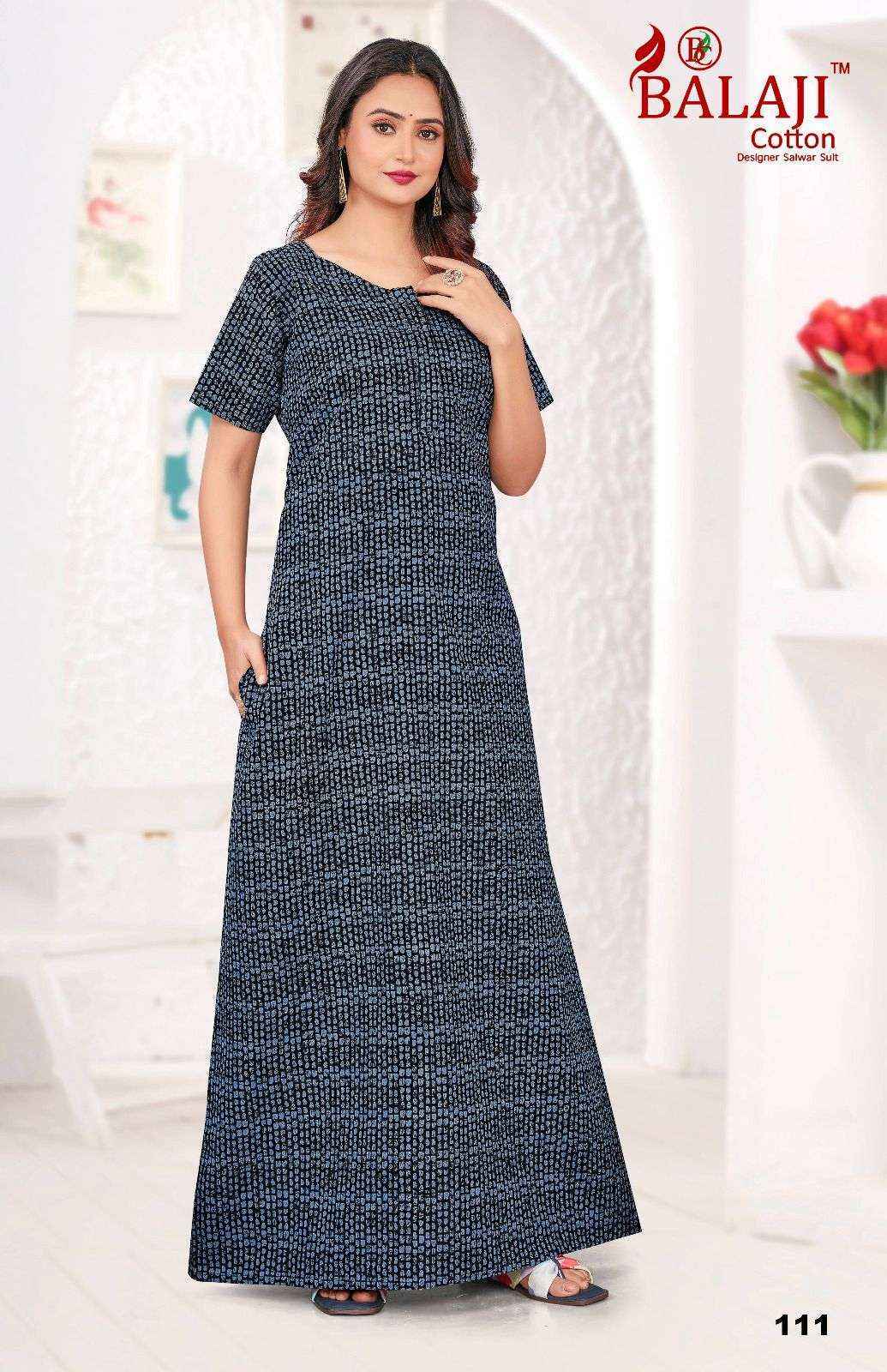 Balaji Cotton Pragathi Cotton Long Kurti 30 pcs Catalogue