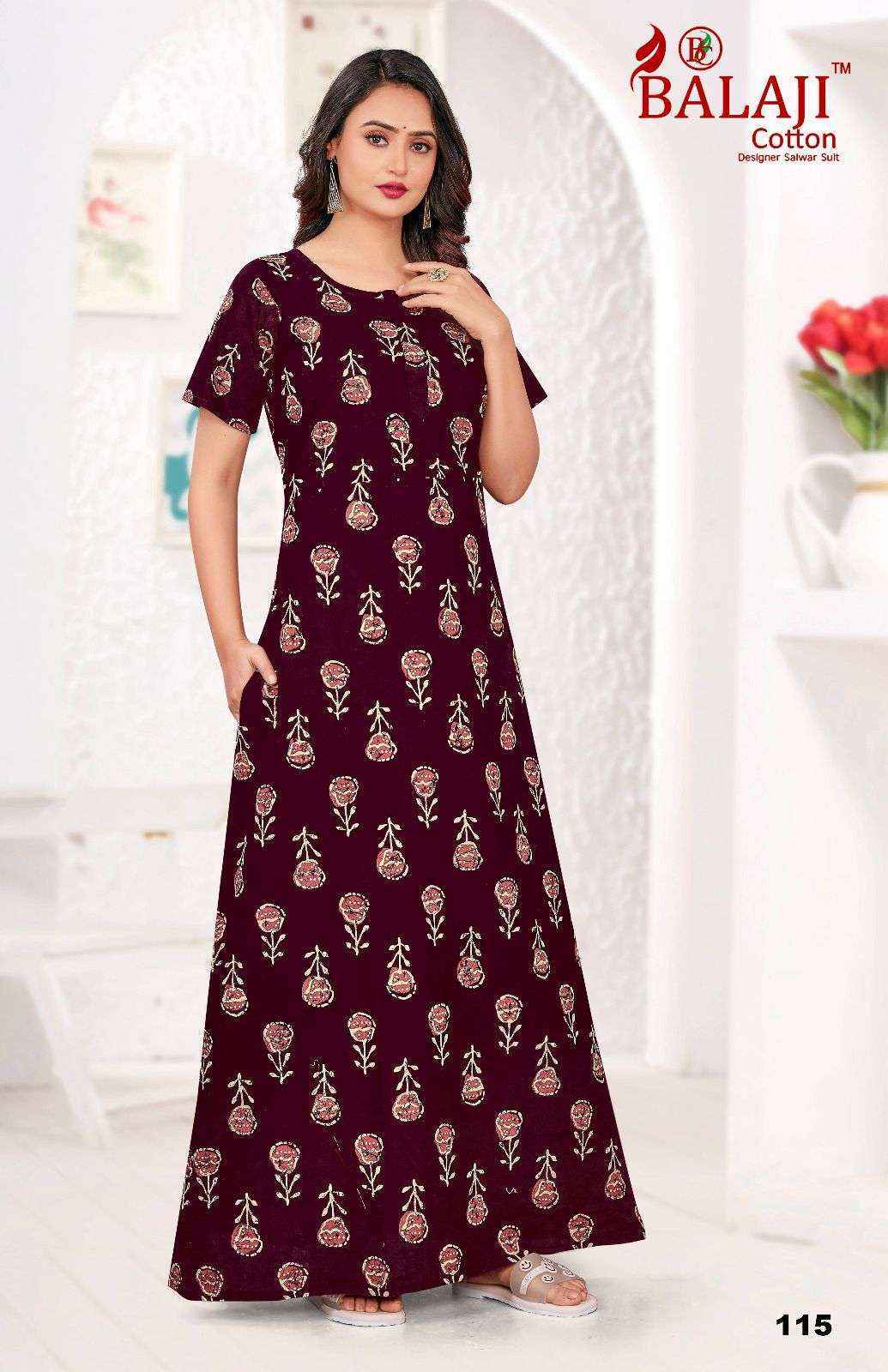 Balaji Cotton Pragathi Cotton Long Kurti 30 pcs Catalogue