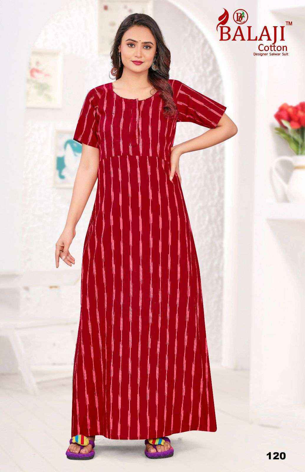 Balaji Cotton Pragathi Cotton Long Kurti 30 pcs Catalogue