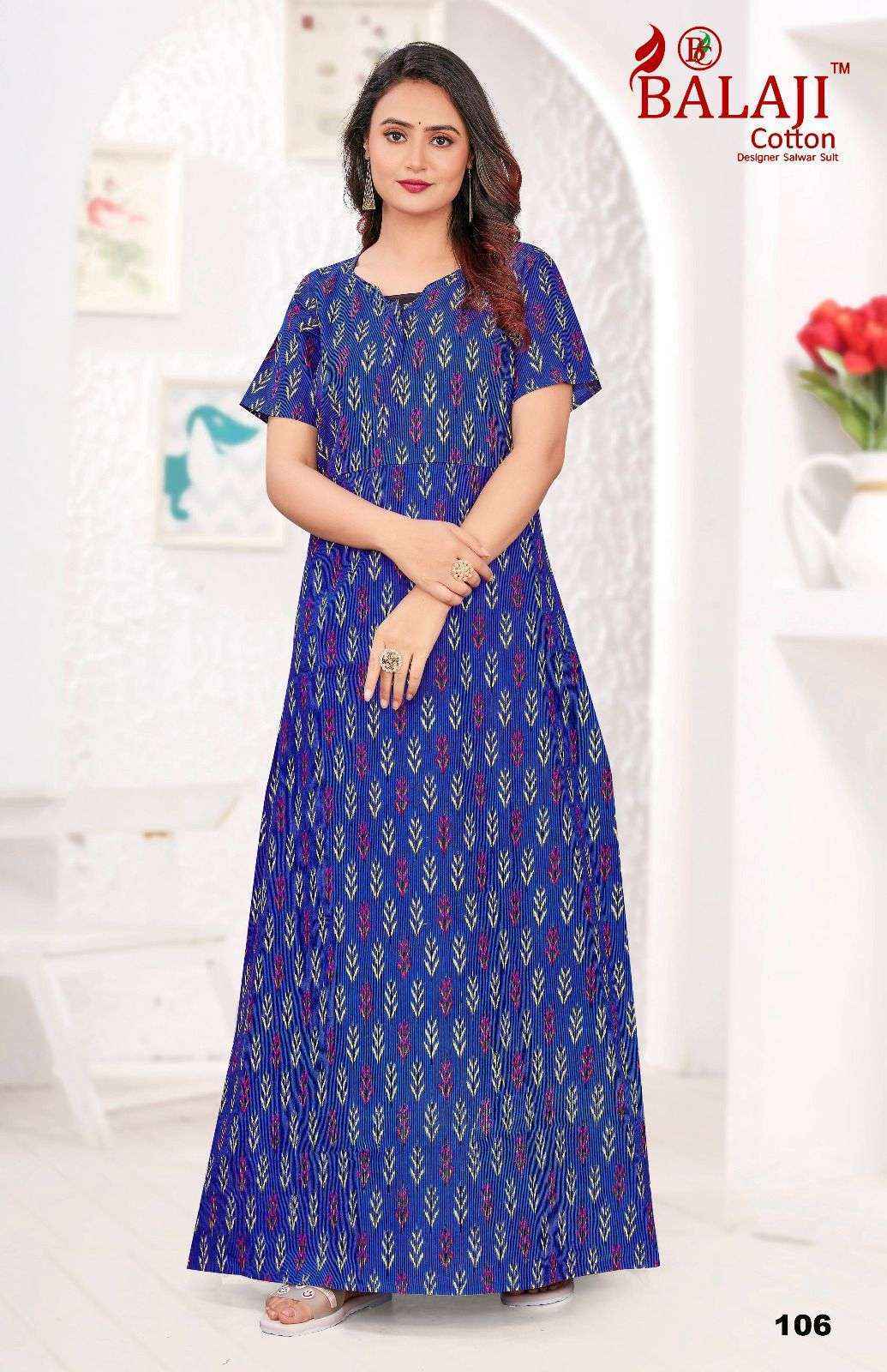Balaji Cotton Pragathi Cotton Long Kurti 30 pcs Catalogue
