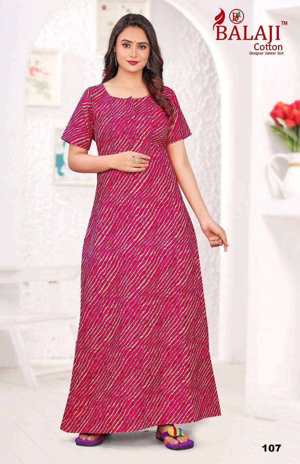 Balaji Cotton Pragathi Cotton Long Kurti 30 pcs Catalogue