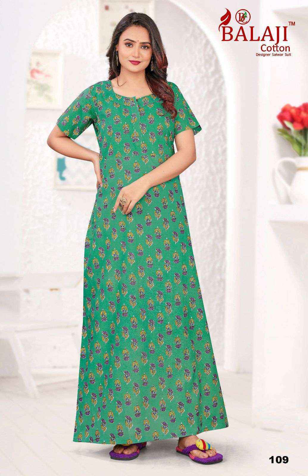 Balaji Cotton Pragathi Cotton Long Kurti 30 pcs Catalogue