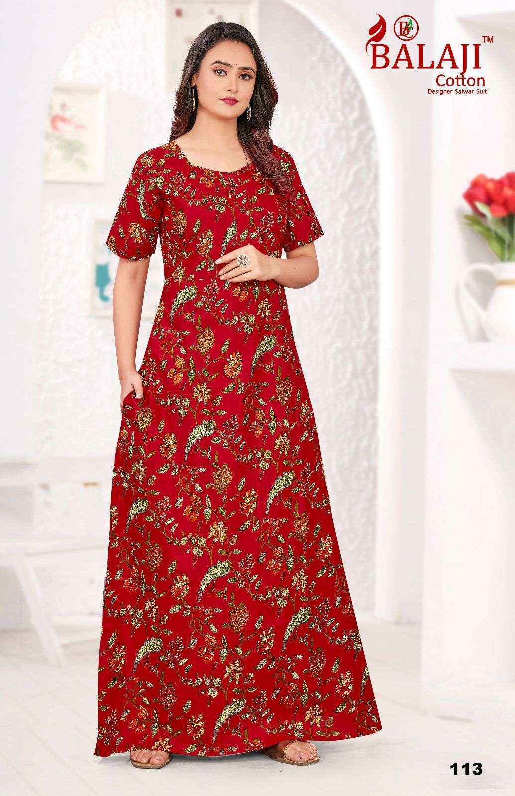 Balaji Cotton Pragathi Cotton Long Kurti 30 pcs Catalogue