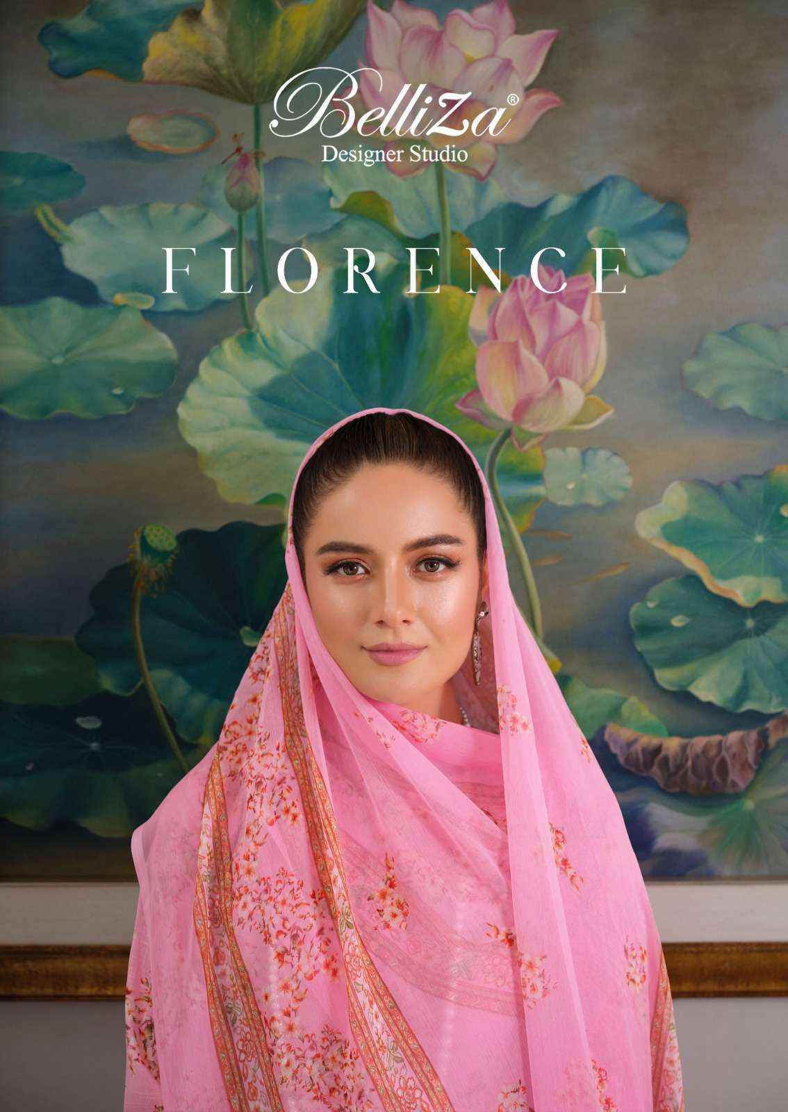 Belliza Florence Cotton Dress Material 10 pcs Catalogue