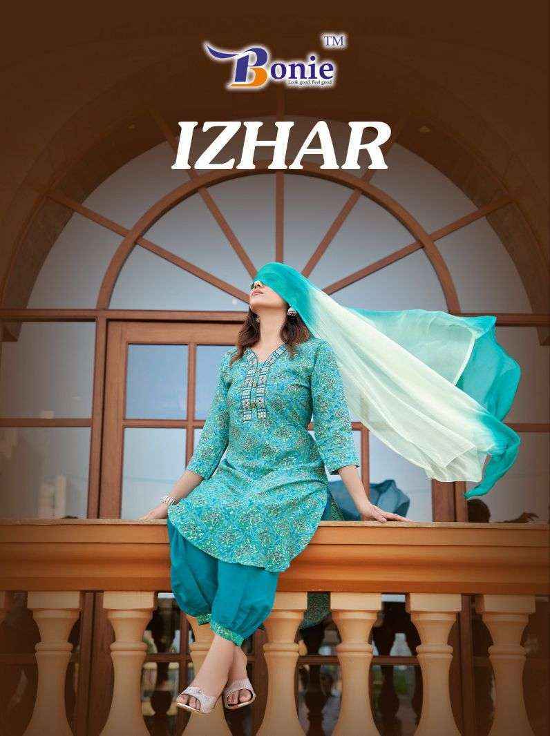 Bonie Izhar Vol-3 Heavy Chanderi Readymade Suit 8 Pc Catalouge