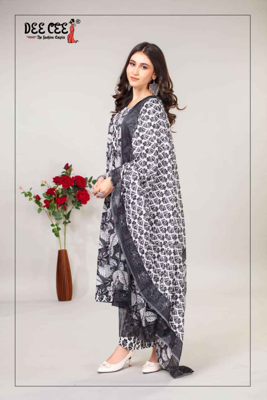 Dee Cee Riya Readymade Cambric Cotton Dress 6 Pc Catalog