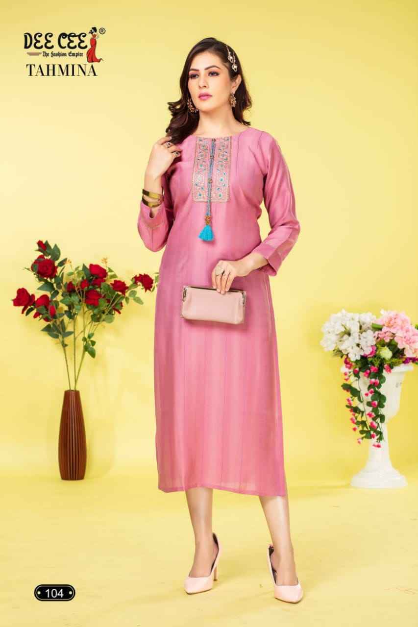 Dee Cee Tahmina A Line Kurti 6 pcs Catalogue