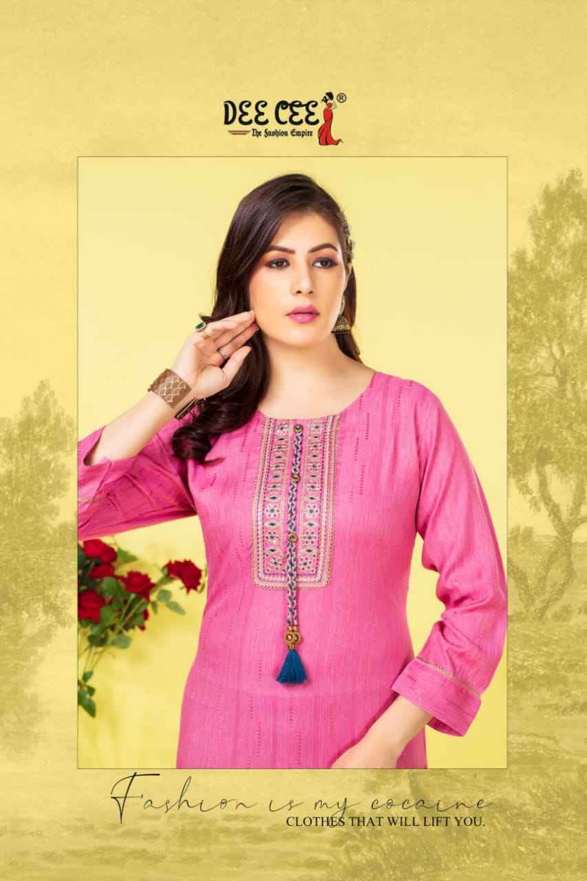 Dee Cee Tahmina A Line Kurti 6 pcs Catalogue