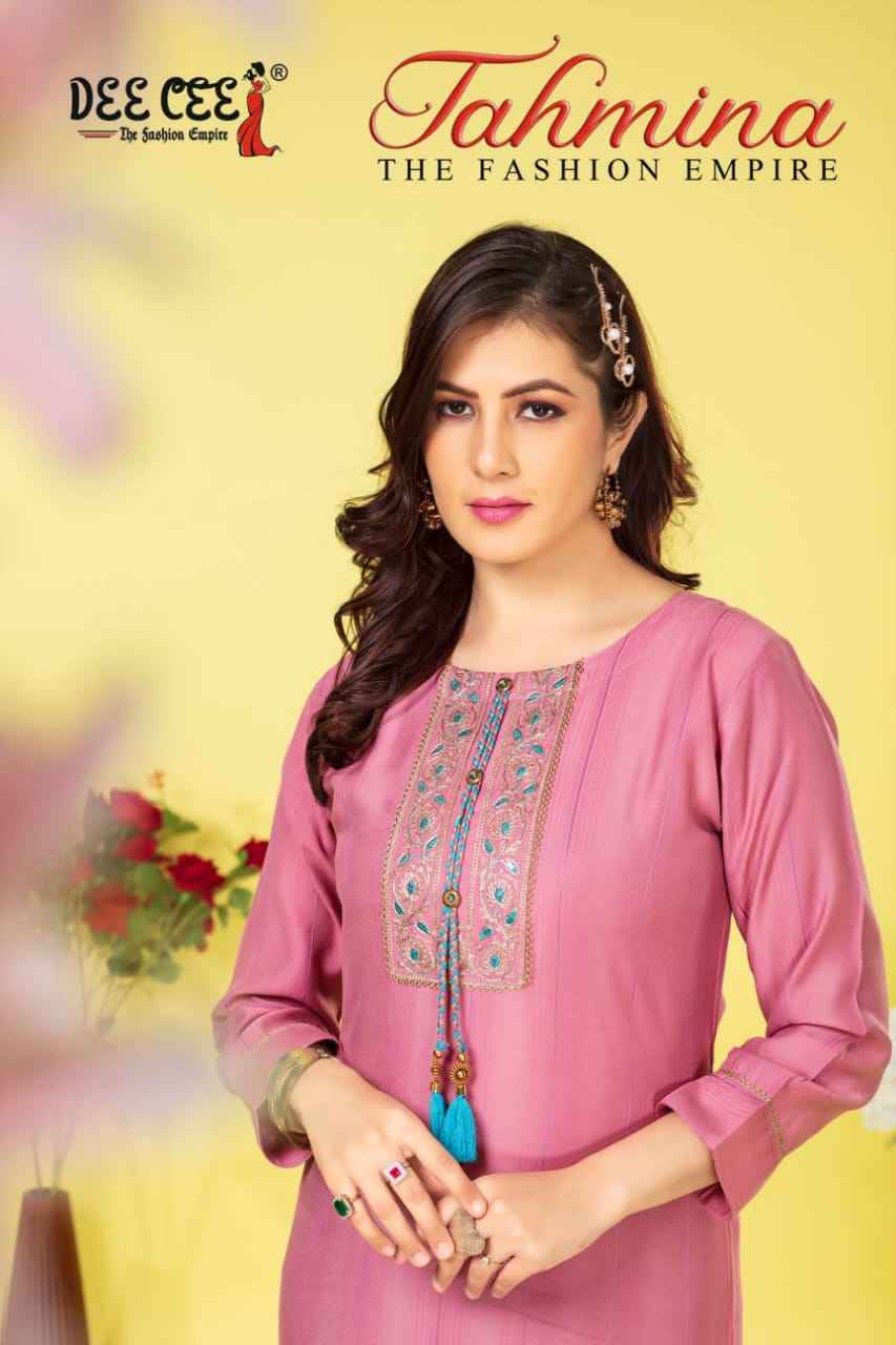 Dee Cee Tahmina A Line Kurti 6 pcs Catalogue
