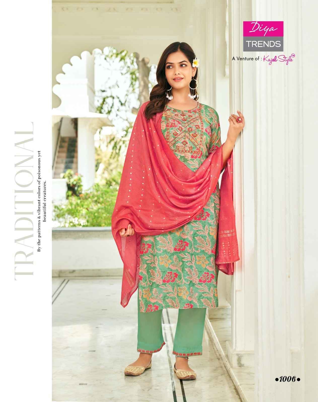 Diya Trends Sawariya Vol-1 Readymade Suit 8 Pc Catalouge