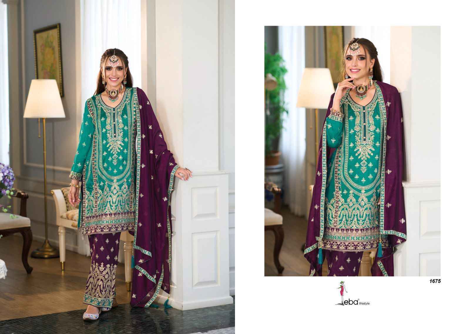 Eba Lifestyle Naina Readymade Silk Dress 2 pcs Catalogue