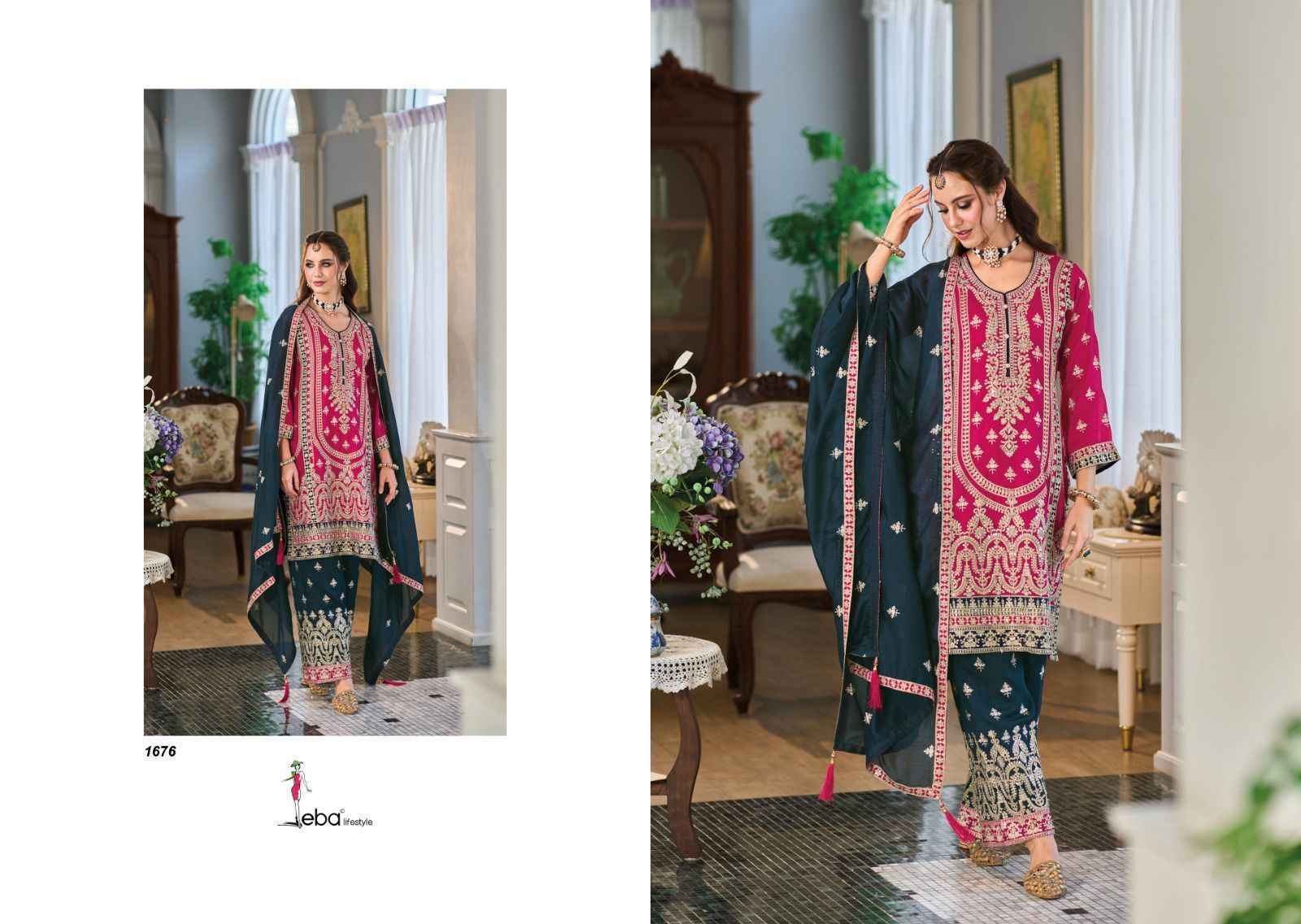 Eba Lifestyle Naina Readymade Silk Dress 2 pcs Catalogue