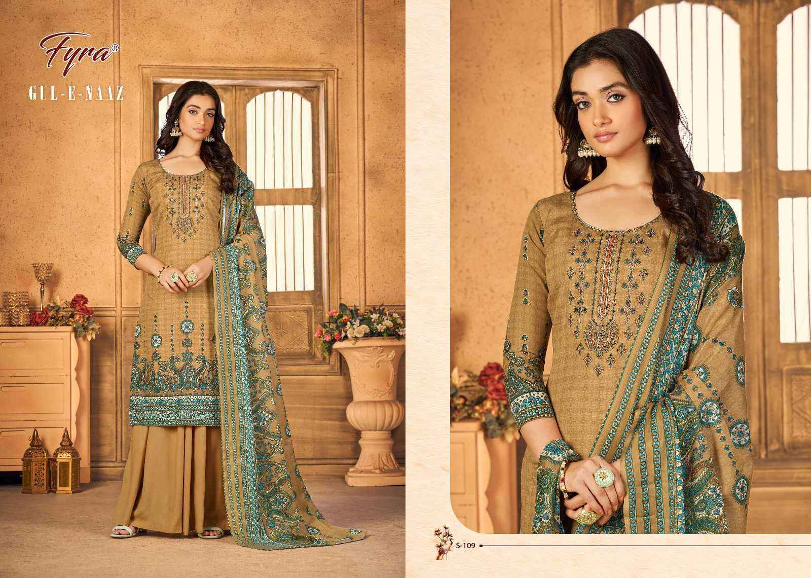 Fyra Designing Hub Gul-E-Naaz Cotton Dress Material 10 pcs Catalogue