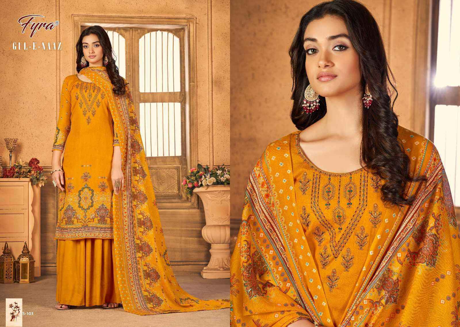 Fyra Designing Hub Gul-E-Naaz Cotton Dress Material 10 pcs Catalogue