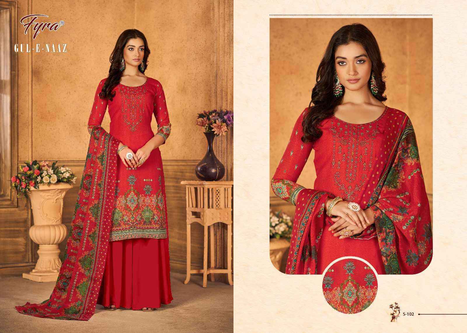 Fyra Designing Hub Gul-E-Naaz Cotton Dress Material 10 pcs Catalogue