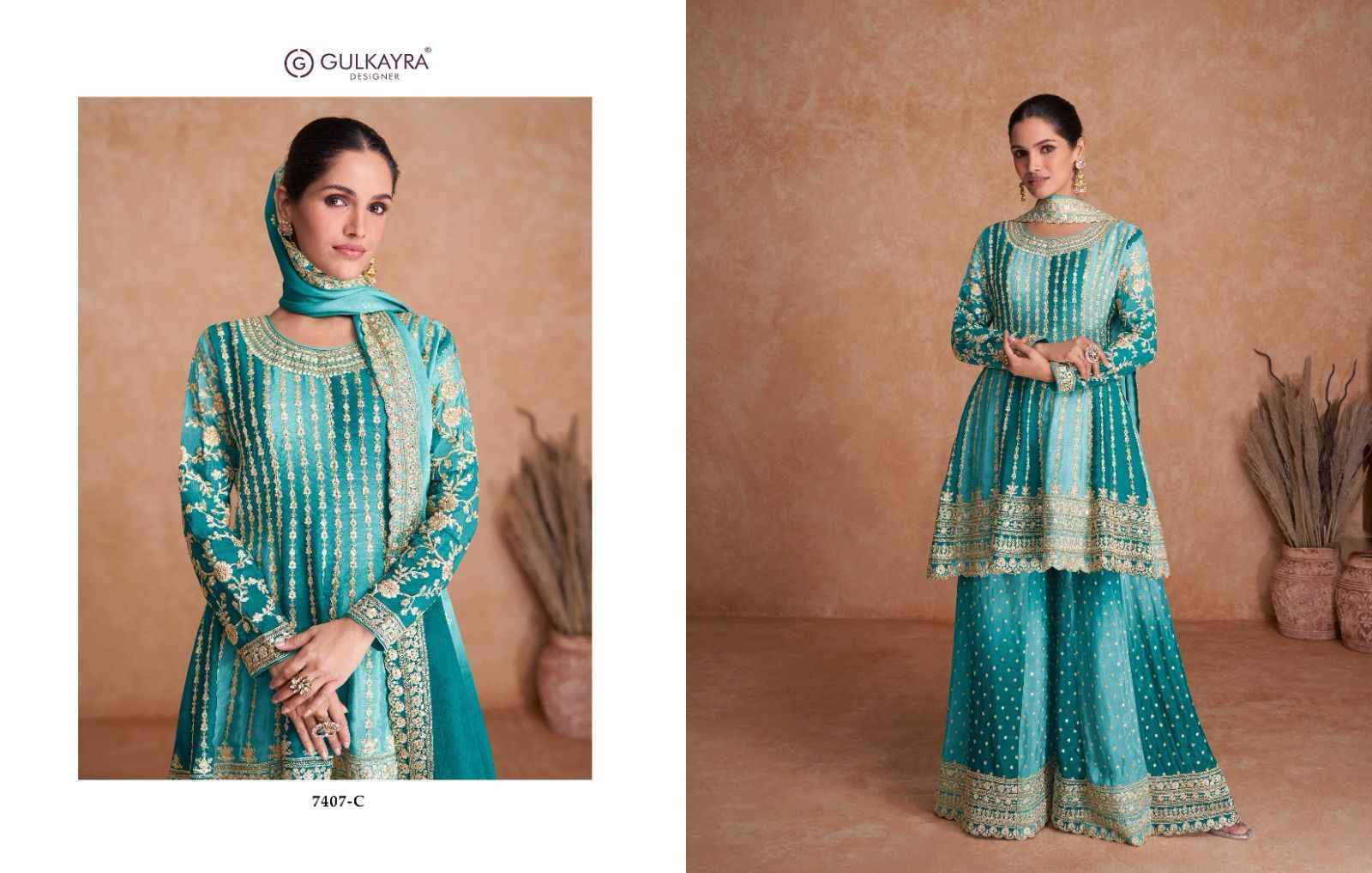 Gulkayra Vaani vol-2 Embroidered Work Readymade Suit 5 Pc Catalouge