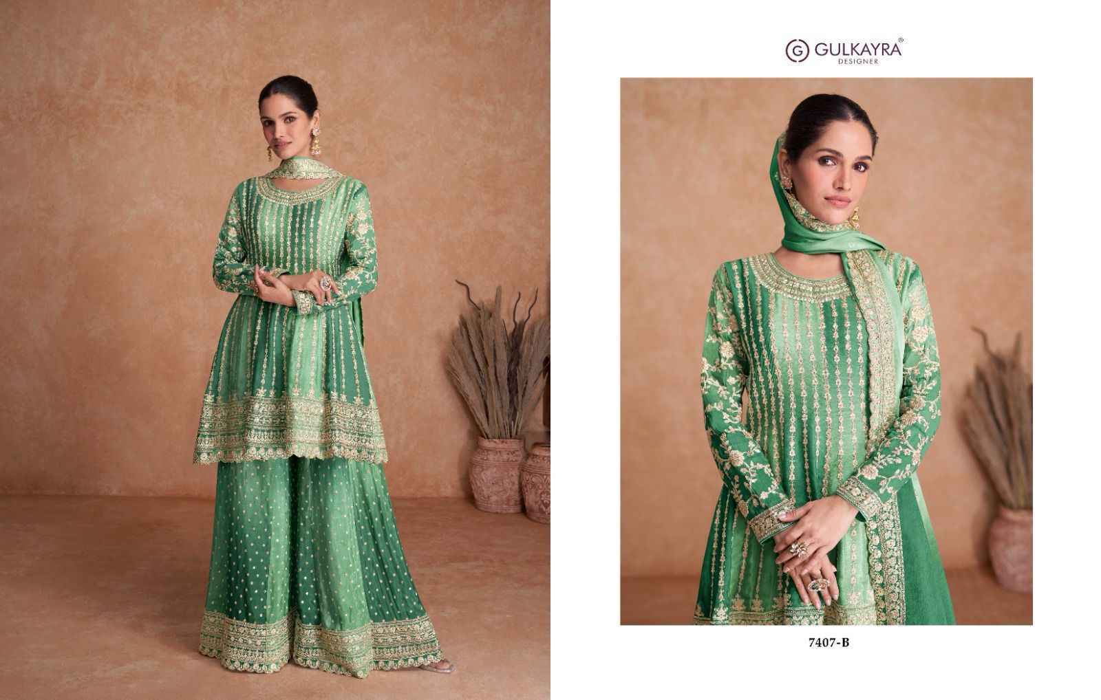 Gulkayra Vaani vol-2 Embroidered Work Readymade Suit 5 Pc Catalouge