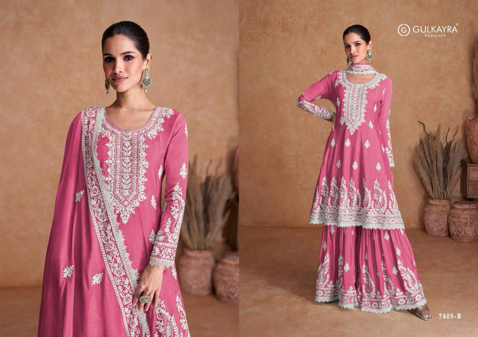 Gulkayra Vamika Real Silk Readymade Suit 4 Pc Catalouge