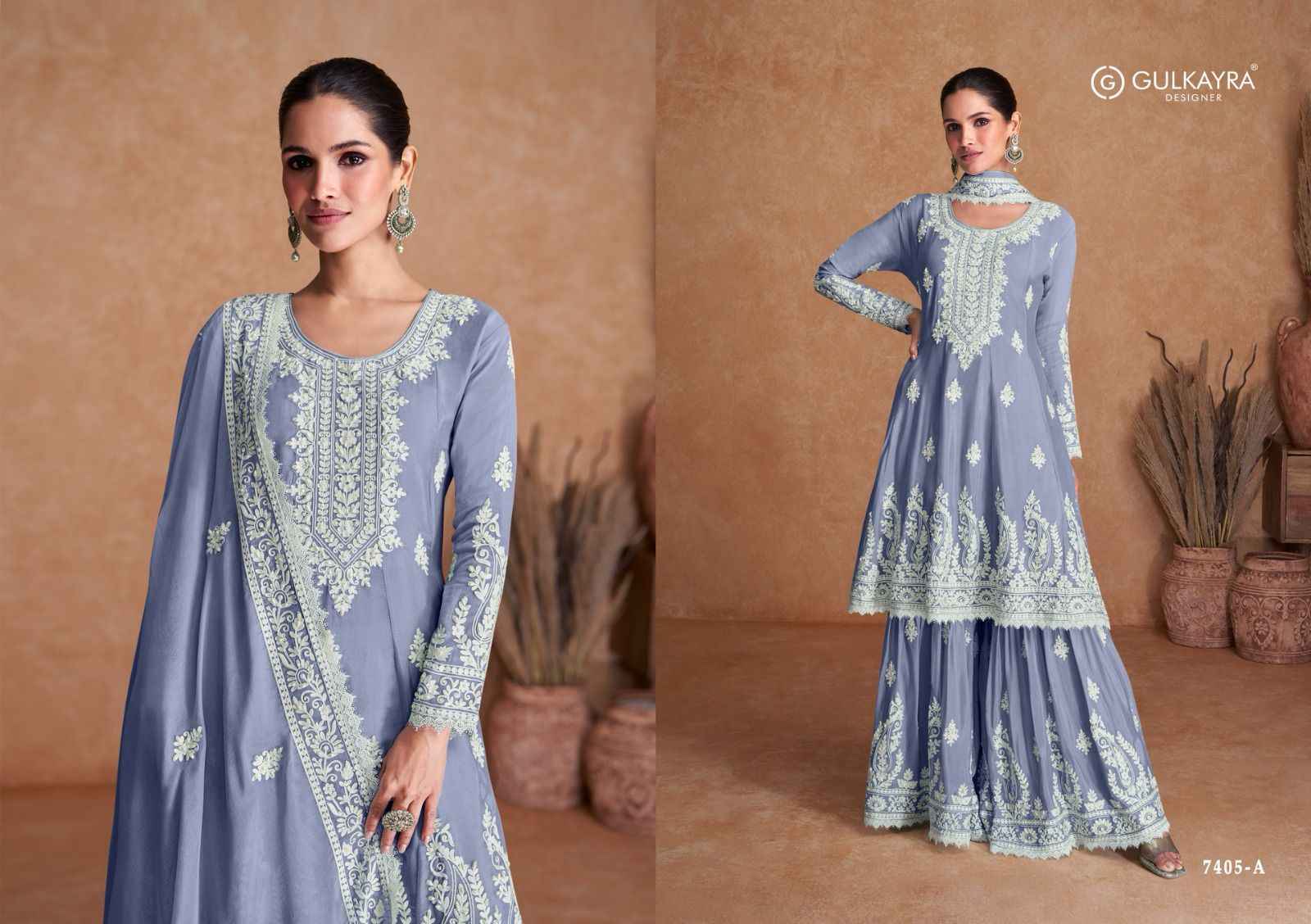 Gulkayra Vamika Real Silk Readymade Suit 4 Pc Catalouge