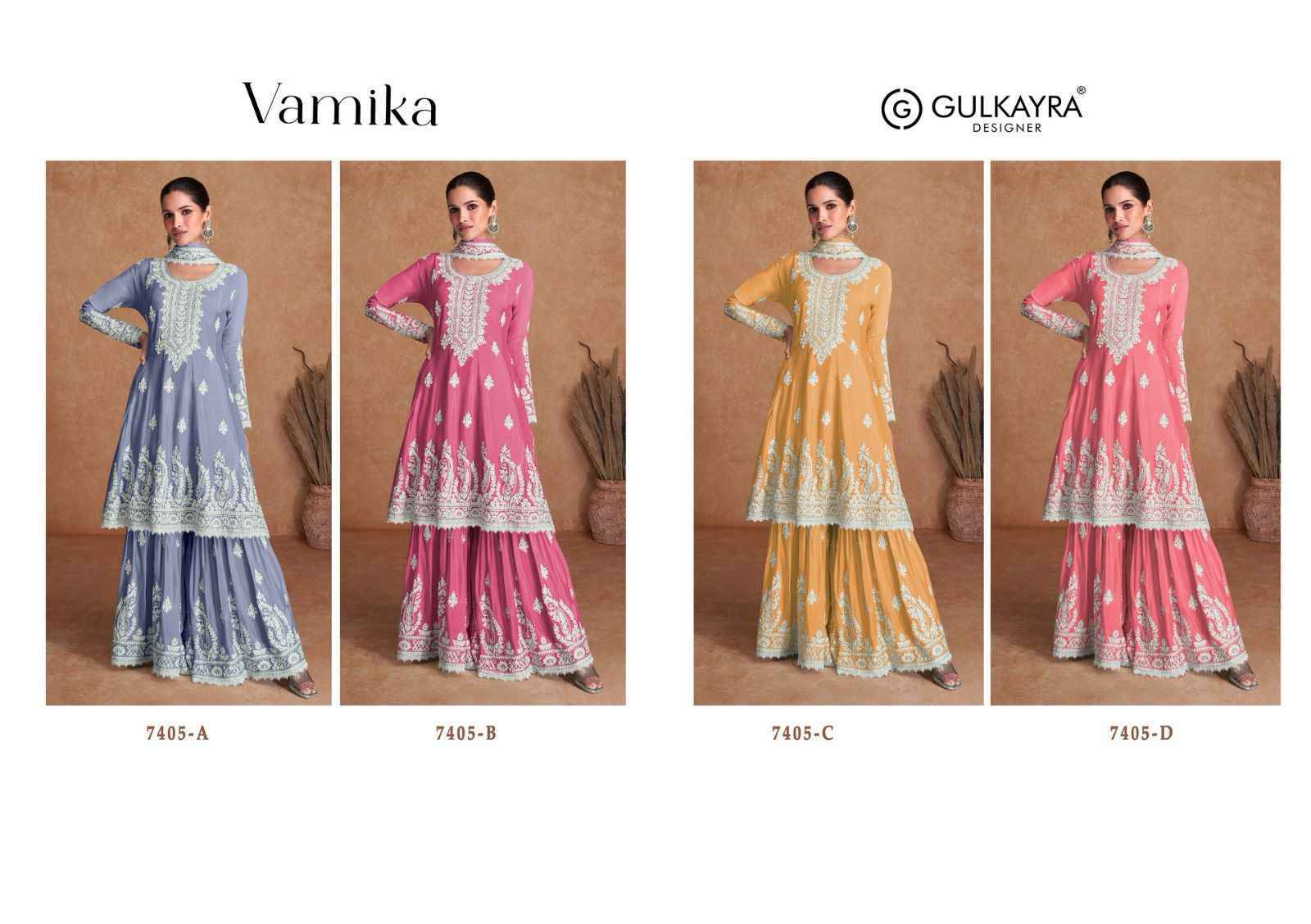 Gulkayra Vamika Real Silk Readymade Suit 4 Pc Catalouge