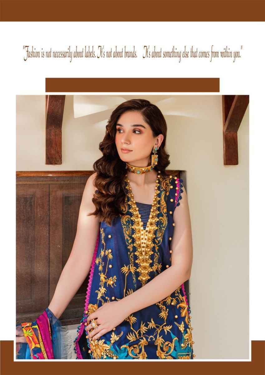  Gull Aahmed Lawn Collection Vol 18 Lawn Cotton Dress Material 6 pcs Catalogue