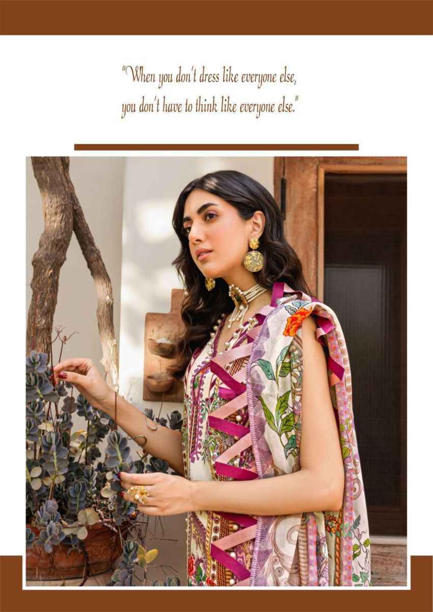  Gull Aahmed Lawn Collection Vol 18 Lawn Cotton Dress Material 6 pcs Catalogue
