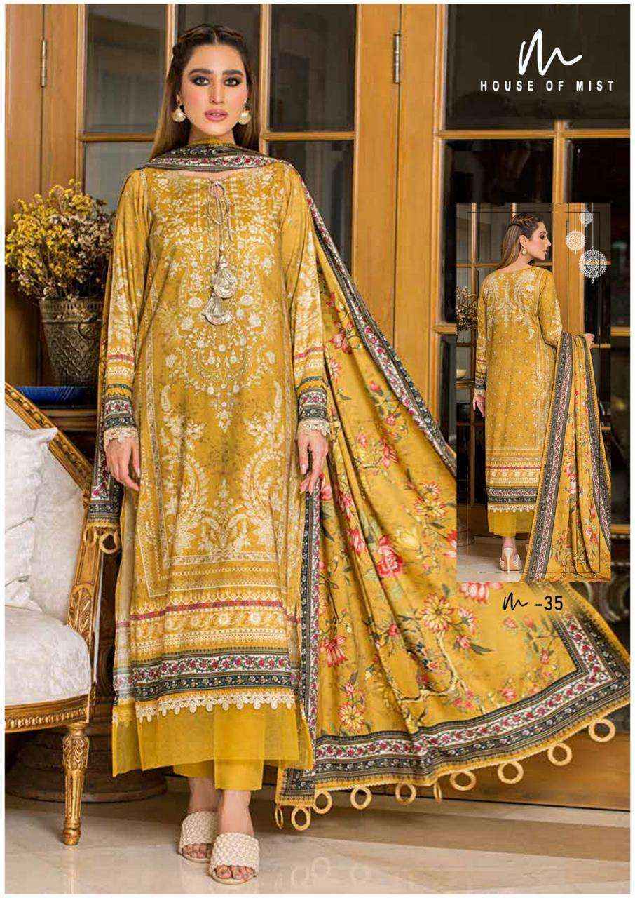 House Of Mist Ghazal Cotton Collection Vol 4 Cotton Dress Material 6 pcs Catalogue