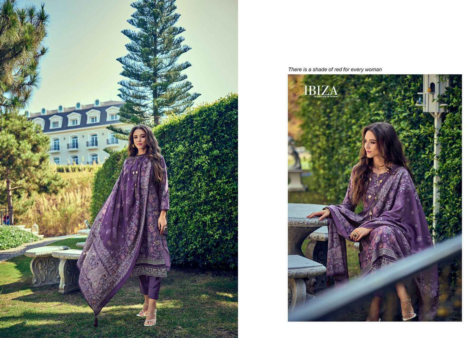 Ibiza Kantha Kari Pure Viscose Dress Material 8 Pc Catalog