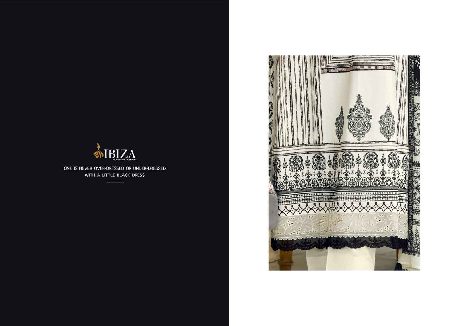 Ibiza Veronica Rose Pure Lawn Cotton Dress Material 6 Pc Catalog