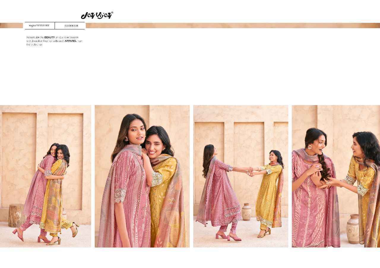 Jay Vijay Saheli Muslin Dress Material 6 Pc Catalouge