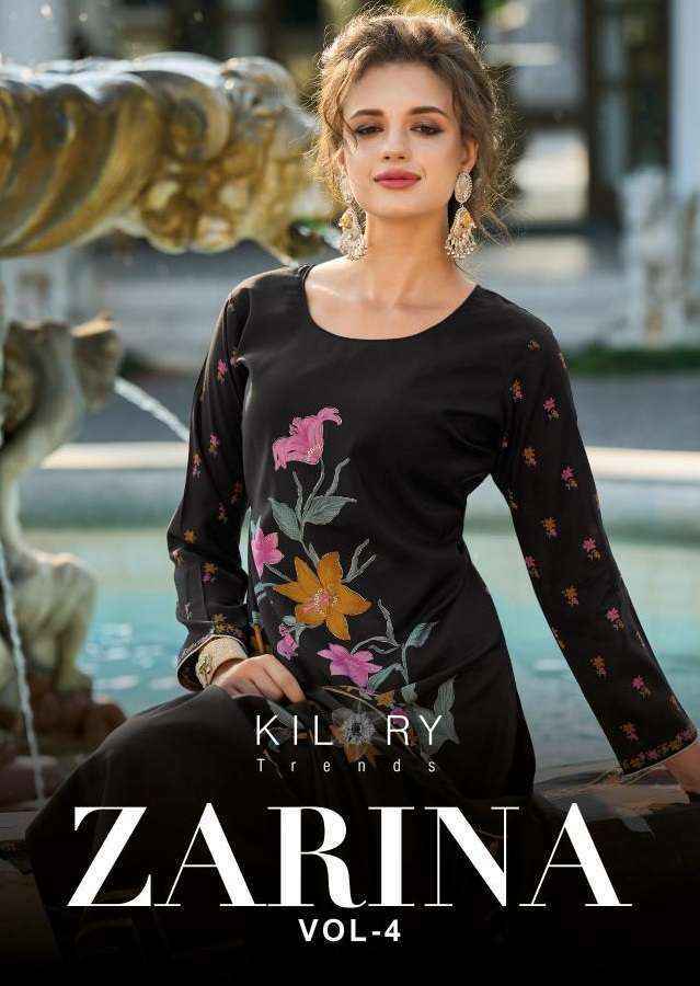 Kilory Trendz Zarina Vol 4 Viscose Dress Material 8 pcs Catalogue