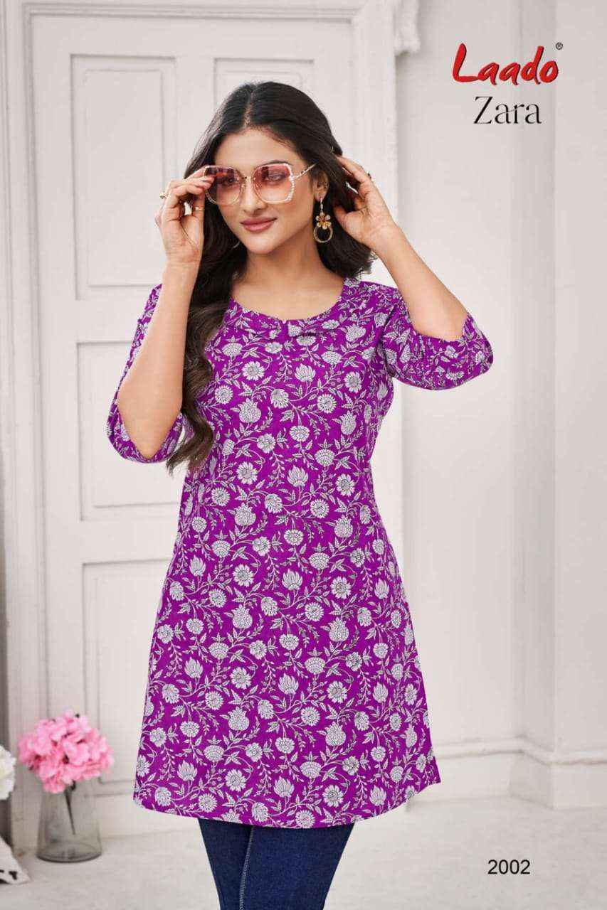 Laado Zara Vol 2 Cotton Kurti 12 pcs Catalogue