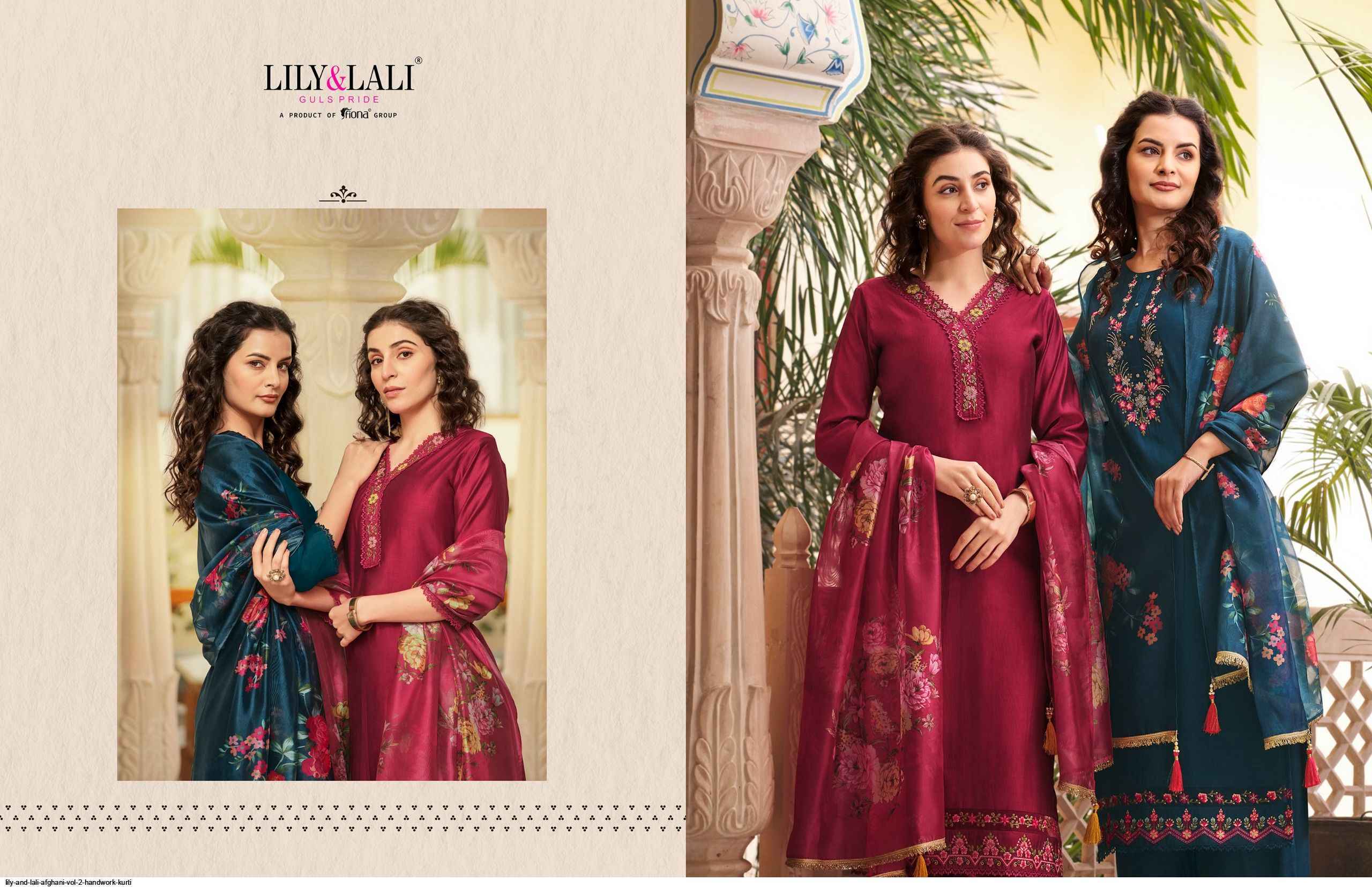 Lily And Lali Afghani Vol-2 Readymade Suit 6 Pc Catalog