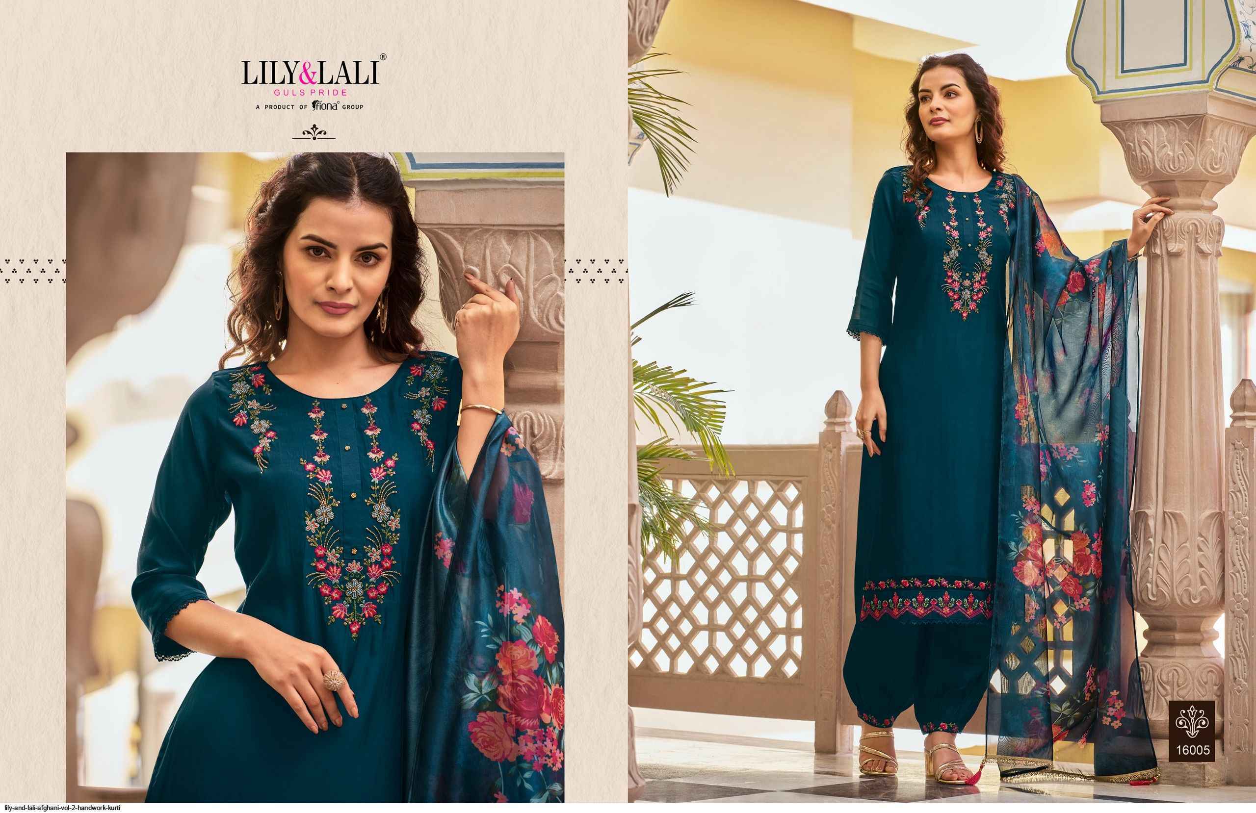 Lily And Lali Afghani Vol-2 Readymade Suit 6 Pc Catalog