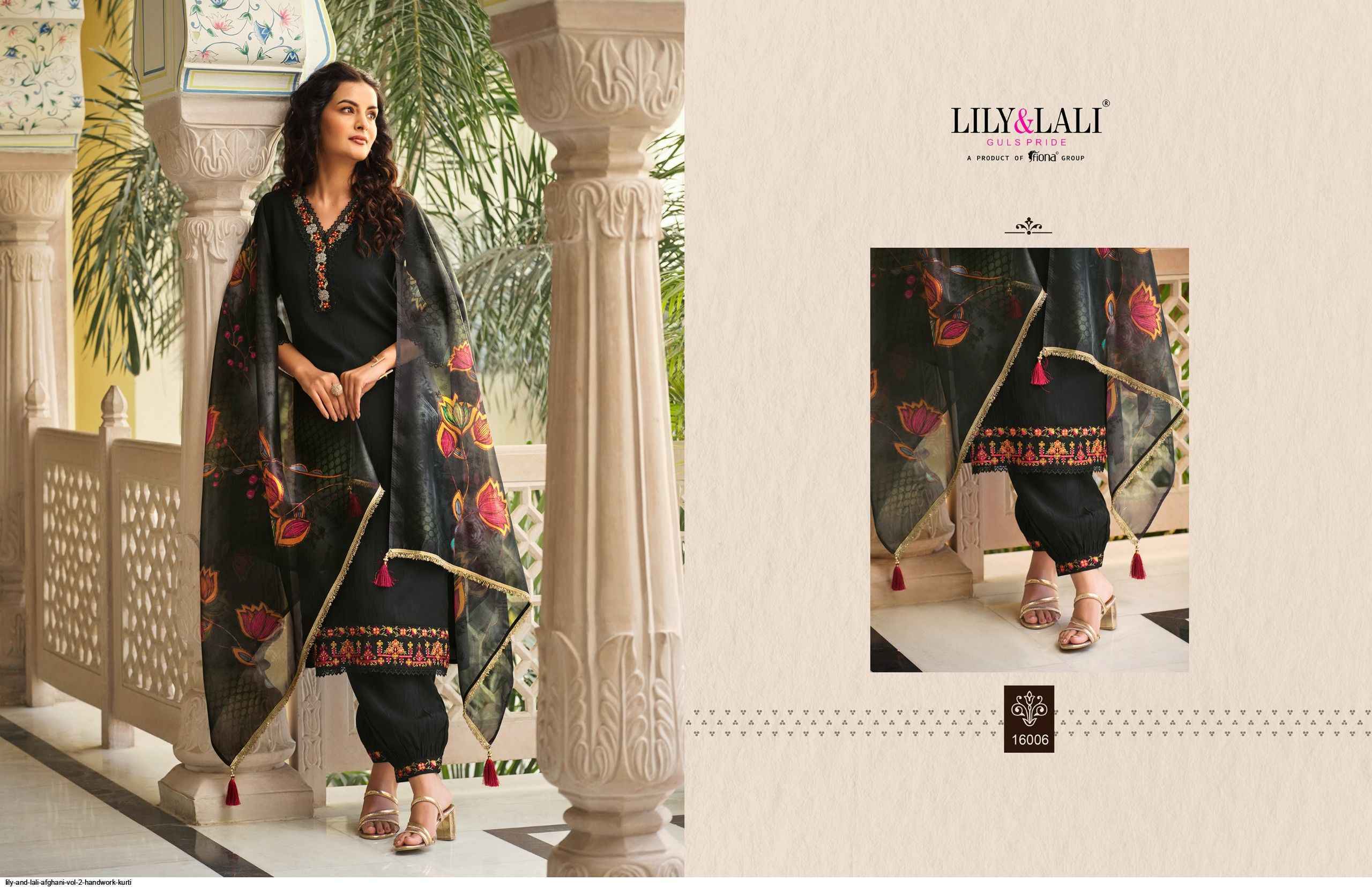 Lily And Lali Afghani Vol-2 Readymade Suit 6 Pc Catalog