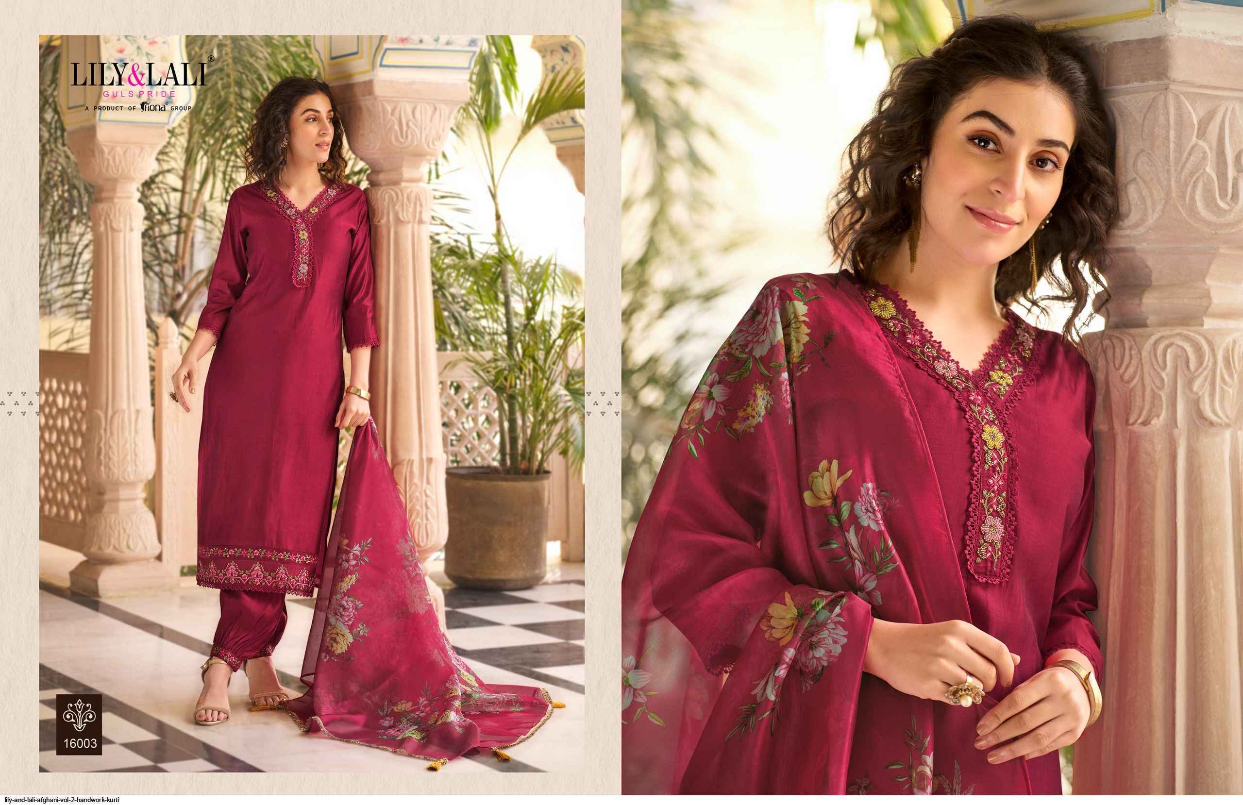 Lily And Lali Afghani Vol-2 Readymade Suit 6 Pc Catalog